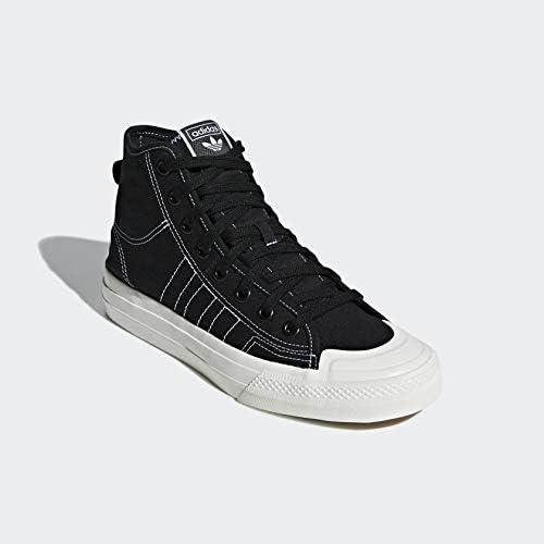 image:imageadidas Originals Mens Nizza Hi RF SneakersBlackWhiteOff White
