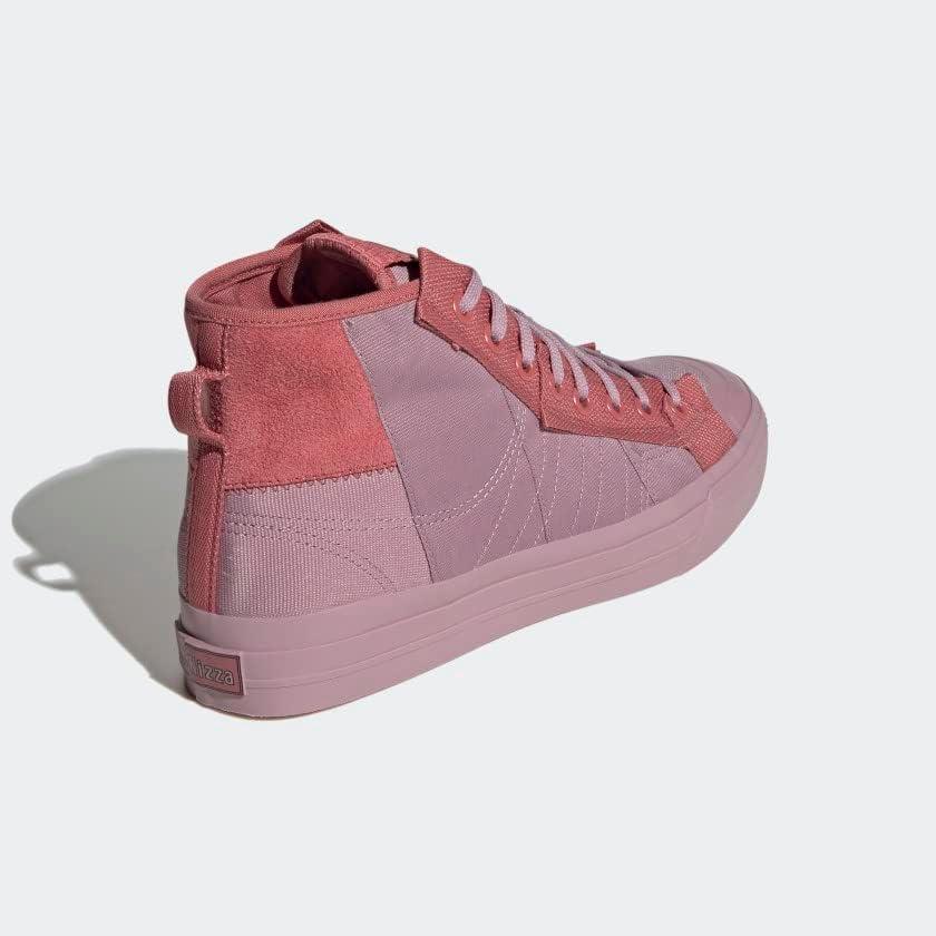 image:imageadidas Originals Mens Nizza Hi RF SneakersMagic MauveMagic MauveWonder Red