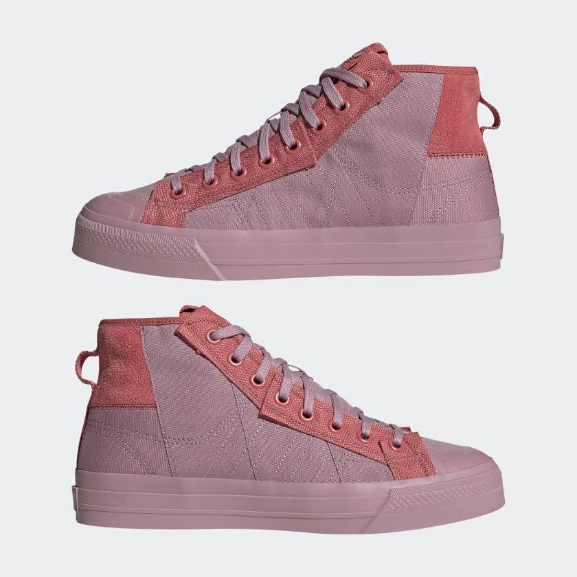 image:imageadidas Originals Mens Nizza Hi RF SneakersMagic MauveMagic MauveWonder Red