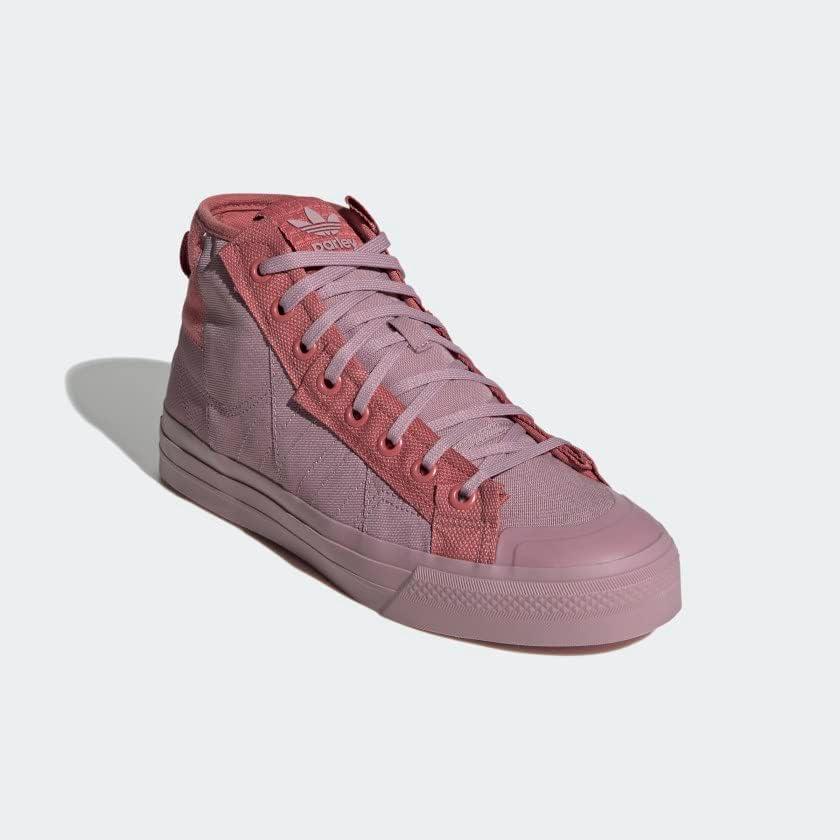 image:imageadidas Originals Mens Nizza Hi RF SneakersMagic MauveMagic MauveWonder Red