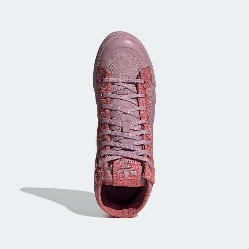 image:imageadidas Originals Mens Nizza Hi RF SneakersMagic MauveMagic MauveWonder Red