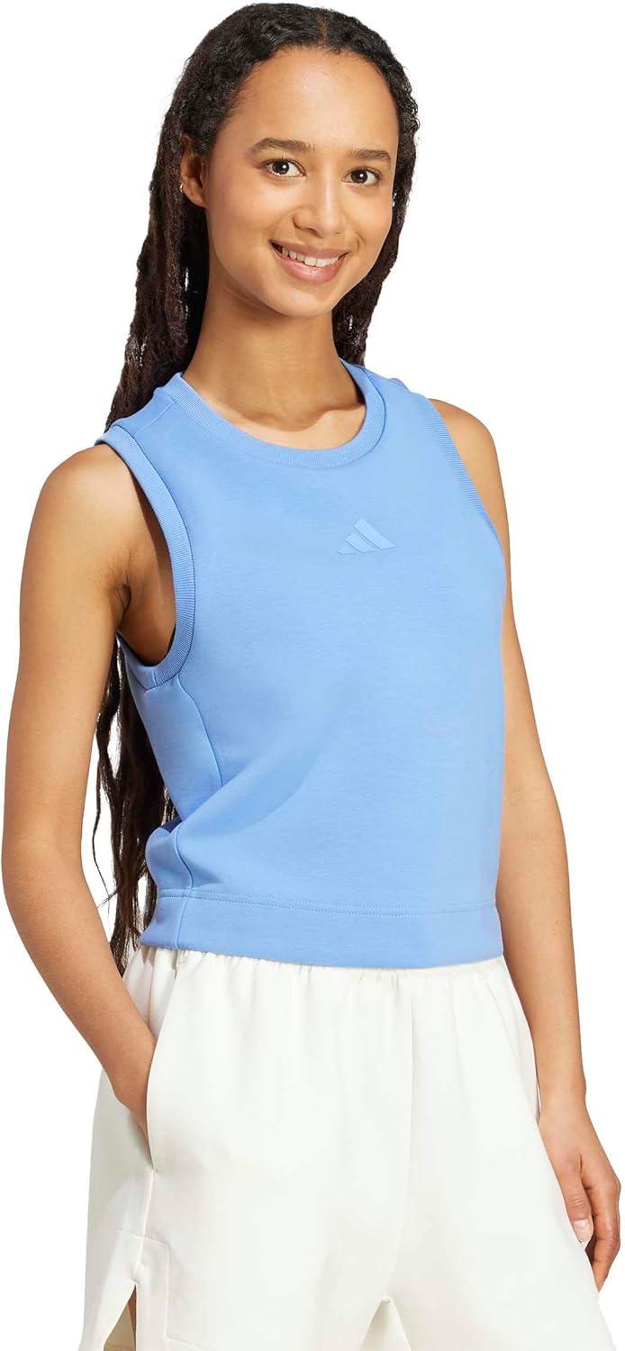 image:imageadidas Womens All Szn Soft Lux Tank TopBlue Fusion