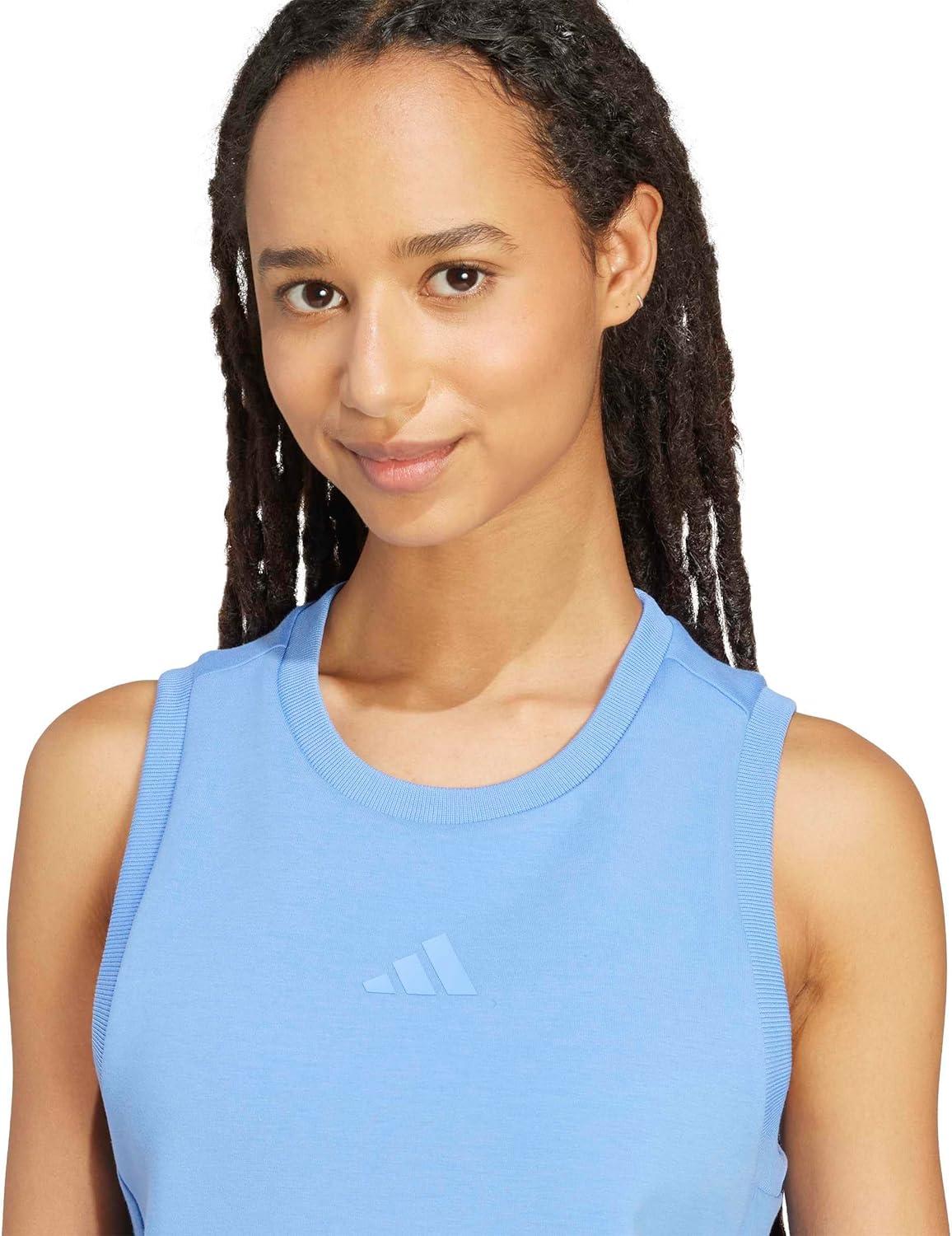 image:imageadidas Womens All Szn Soft Lux Tank TopBlue Fusion