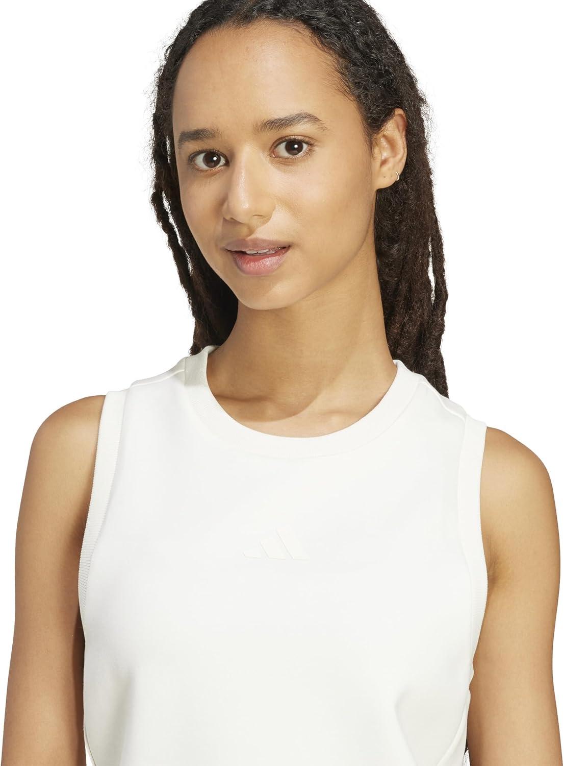 image:imageadidas Womens All Szn Soft Lux Tank TopOffwhite