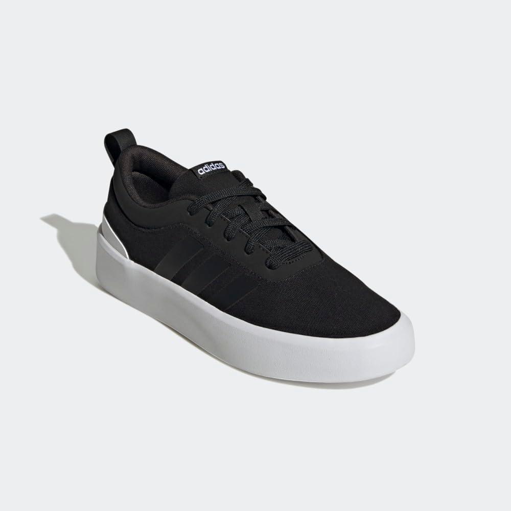 image:imageadidas Womens Vulc Raid3r Skateboarding ShoesBlackBlackWhite