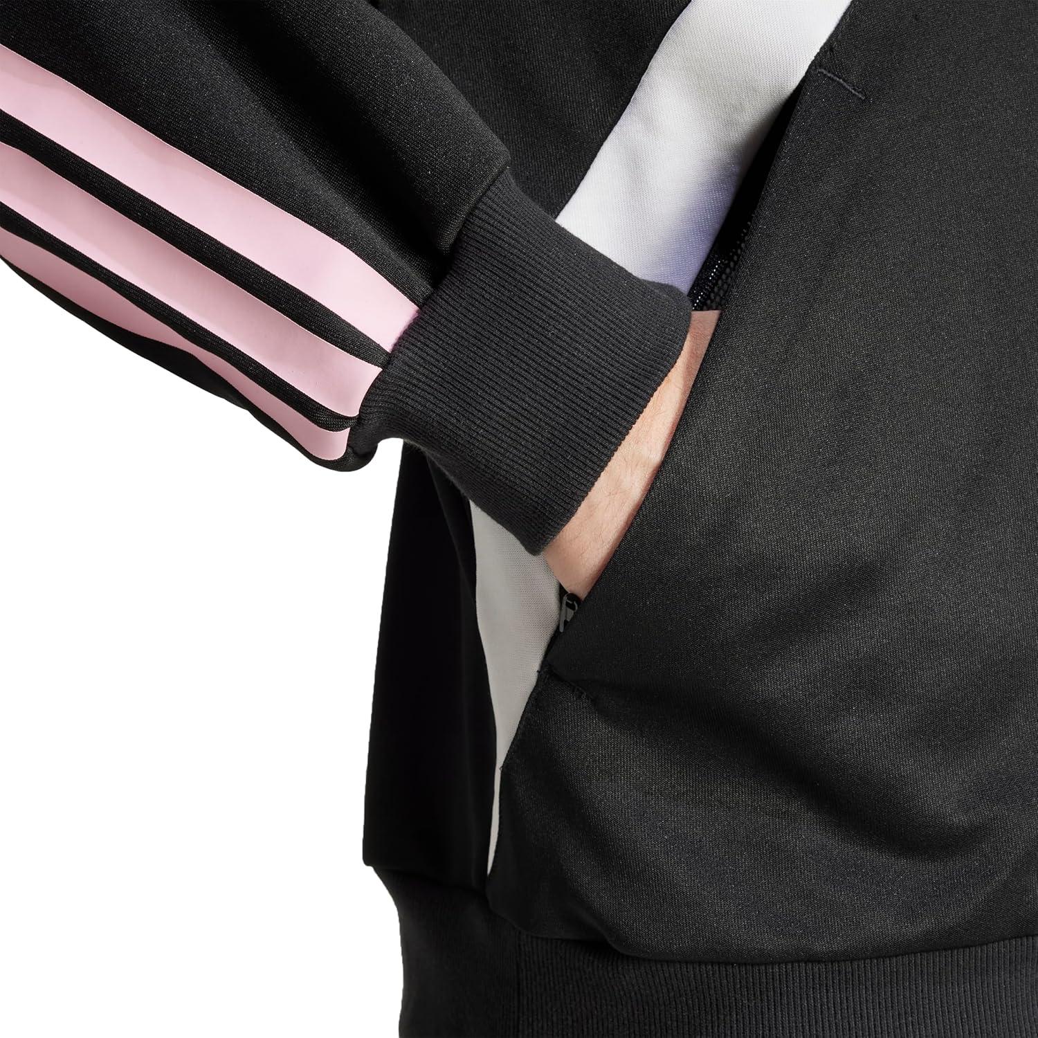 image:imageadidas mens House of Tiro Nations Pack Track TopBlackWhiteTrue Pink