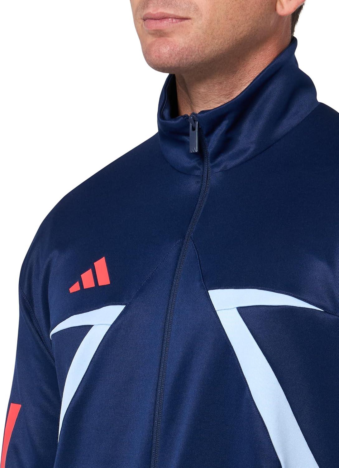 image:imageadidas mens House of Tiro Nations Pack Track TopDark BlueBlueSemi Lucid Red