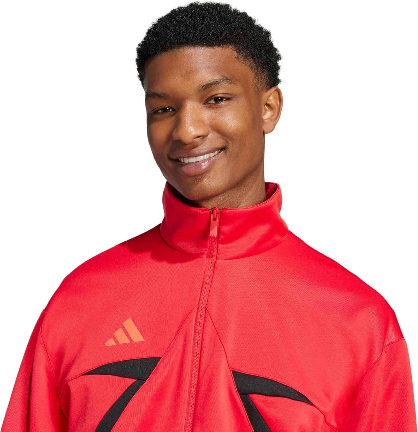 image:imageadidas mens House of Tiro Nations Pack Track TopPure RubyBlackLucid Red