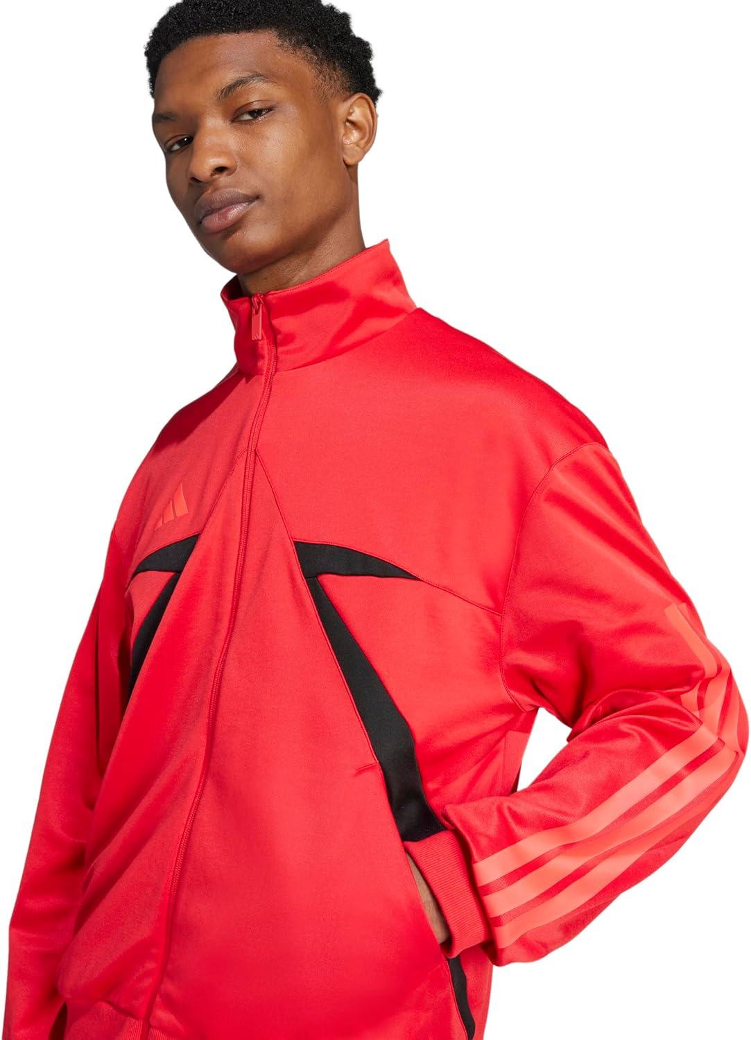 image:imageadidas mens House of Tiro Nations Pack Track TopPure RubyBlackLucid Red