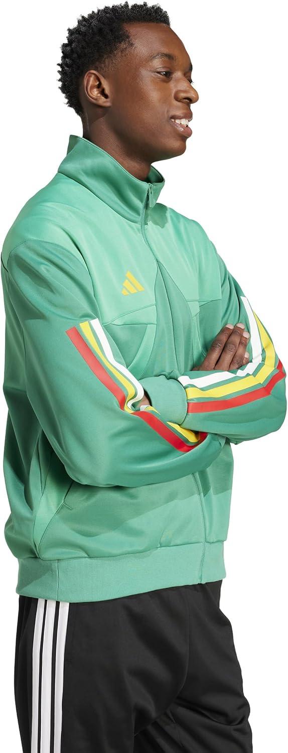 image:imageadidas mens House of Tiro Nations Pack Track TopSemi Court GreenSurf GreenBold Gold