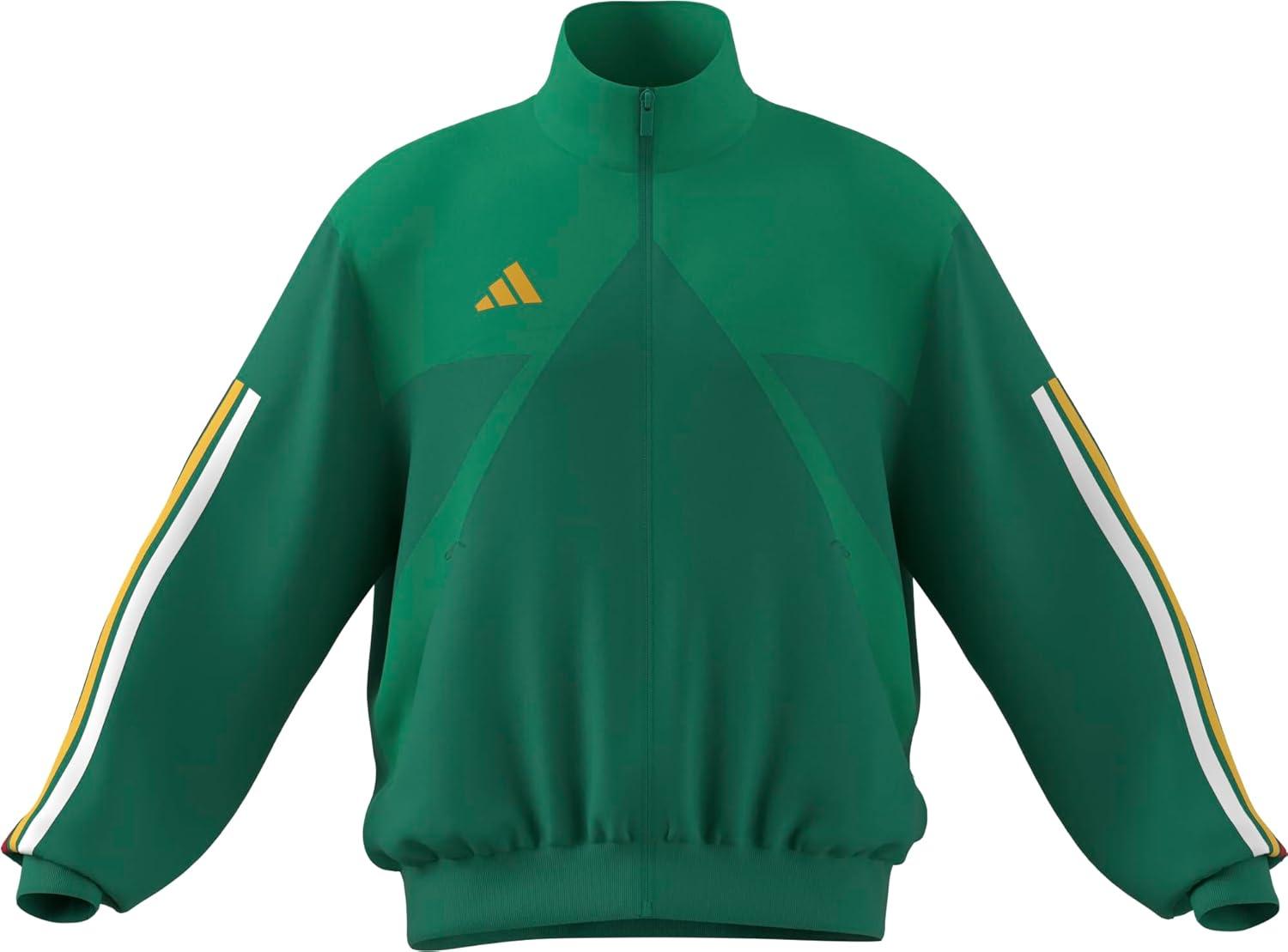 image:imageadidas mens House of Tiro Nations Pack Track TopSemi Court GreenSurf GreenBold Gold