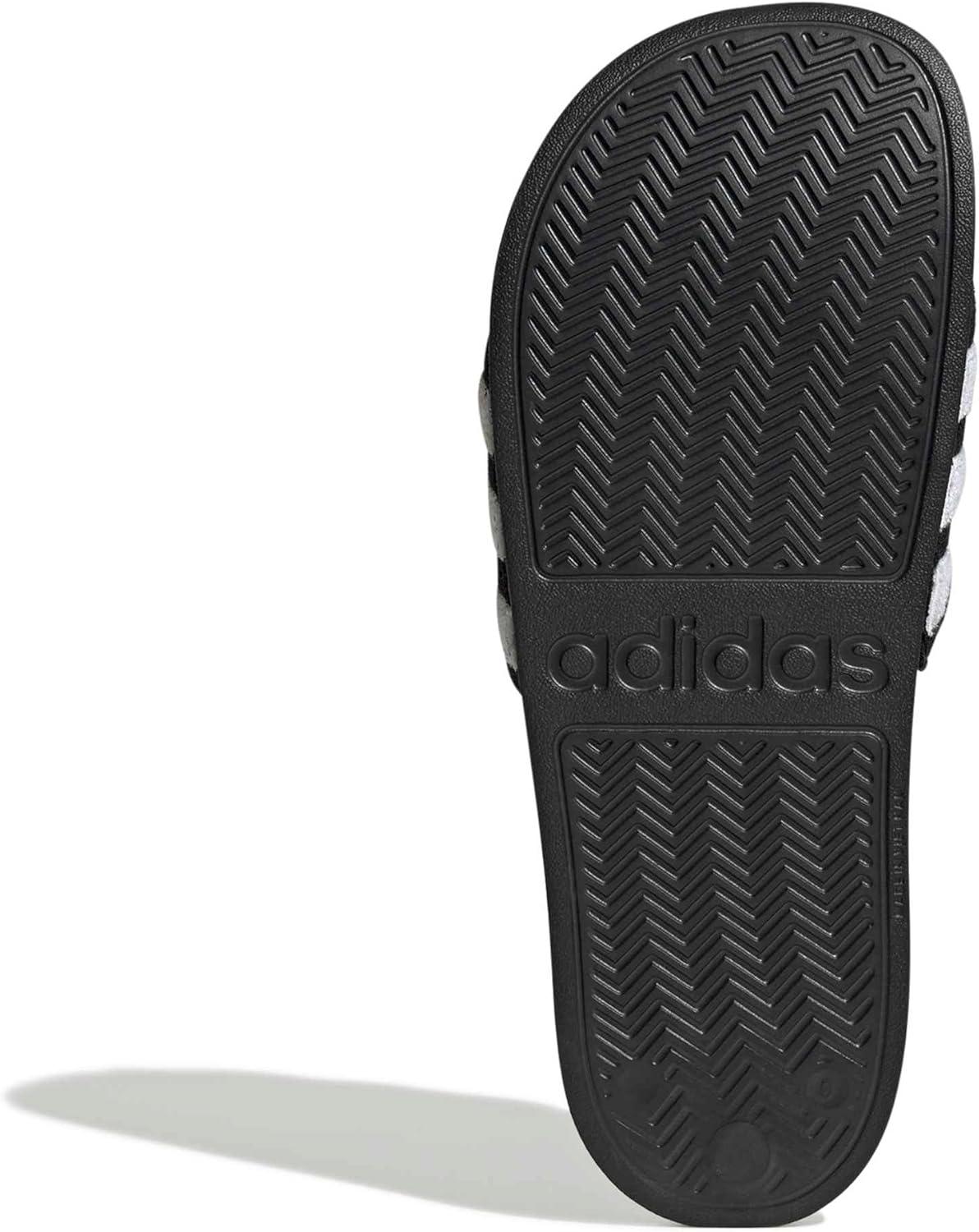 image:imageadidas unisexadult Adilette NoshowerBlackWhiteWhite