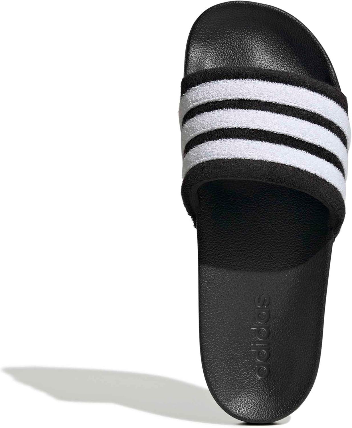 image:imageadidas unisexadult Adilette NoshowerBlackWhiteWhite