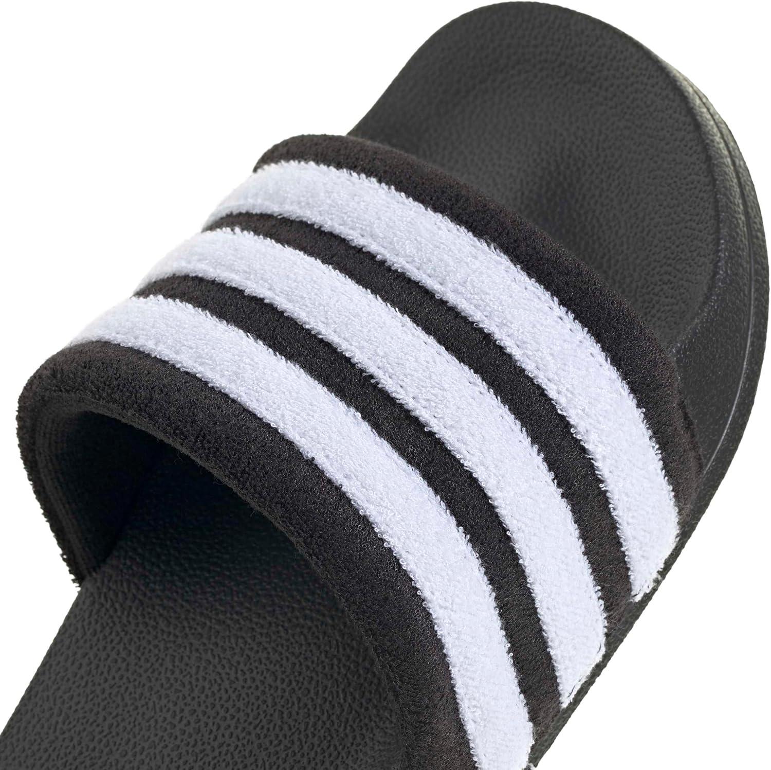 image:imageadidas unisexadult Adilette NoshowerBlackWhiteWhite
