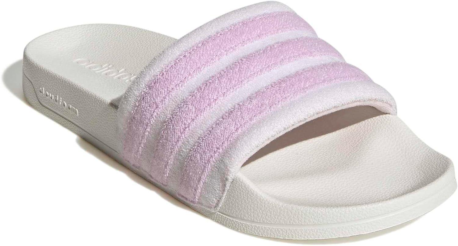 image:imageadidas unisexadult Adilette NoshowerWhiteBliss LilacAlmost Pink