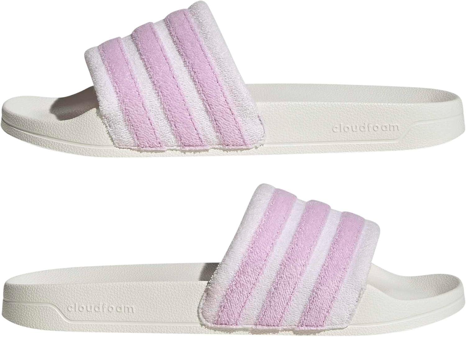 image:imageadidas unisexadult Adilette NoshowerWhiteBliss LilacAlmost Pink