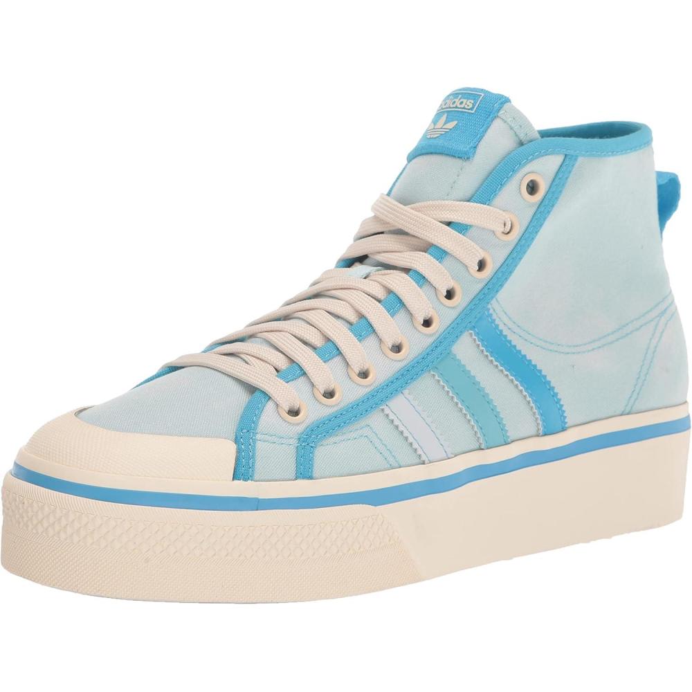 image:imageAdidas Originals Womens Nizza Platform MidAlmost BluePantoneChalk White