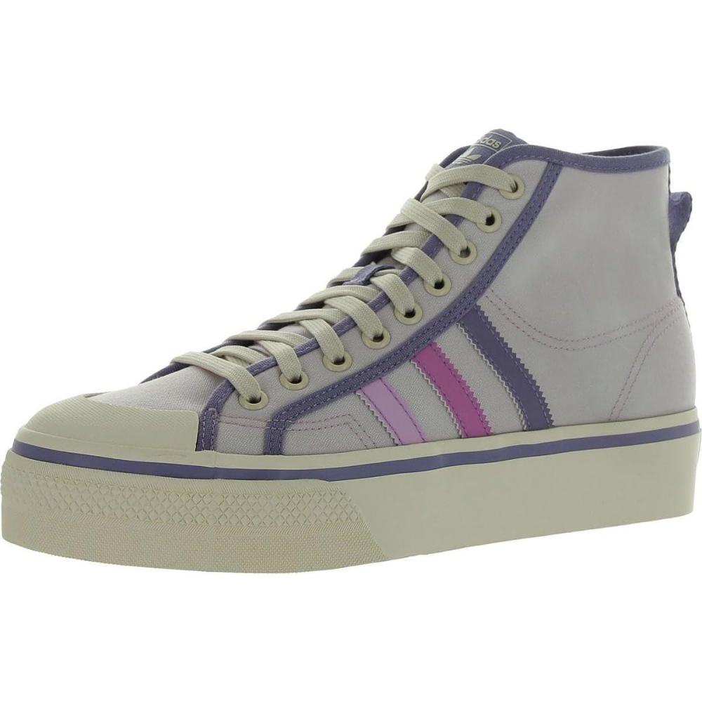 image:imageAdidas Originals Womens Nizza Platform MidAlmost PinkPulse LilacChalk White