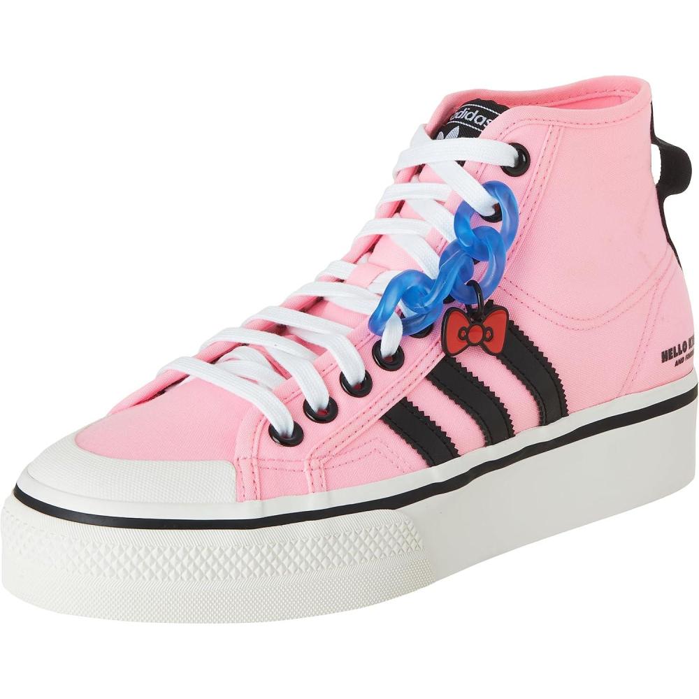 image:imageAdidas Originals Womens Nizza Platform MidPinkBlackBright Royal