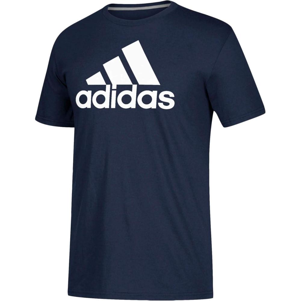 image:imageadidas Badge of Sport Tee MensCollegiate Navy White