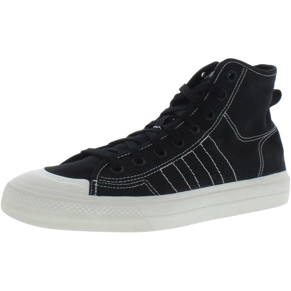 image:imageadidas Originals Mens Nizza Hi RF SneakersBlackBlack