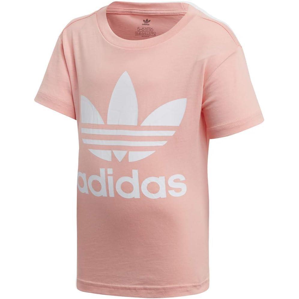 image:imageadidas Originals womens Trefoil TShirtGlory PinkWhite