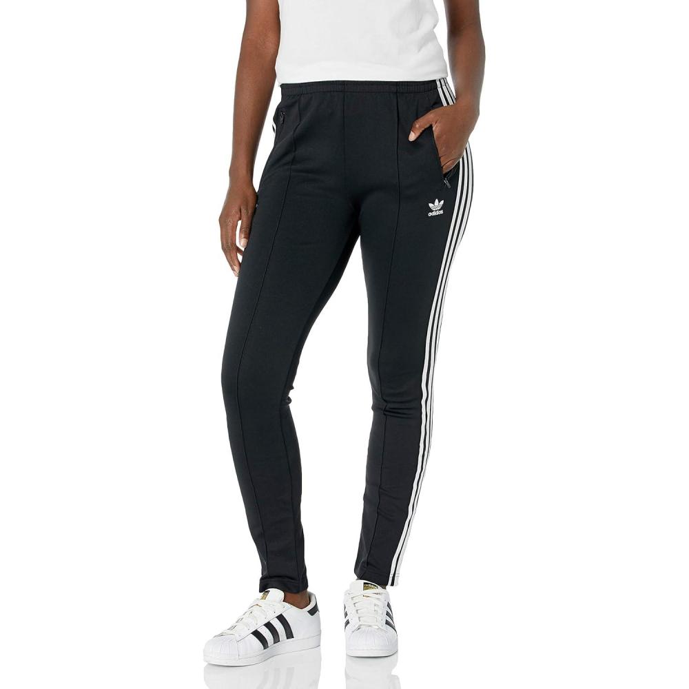 image:imageadidas Primeblue SST Track Pants Plus Size WomensBlackWhite