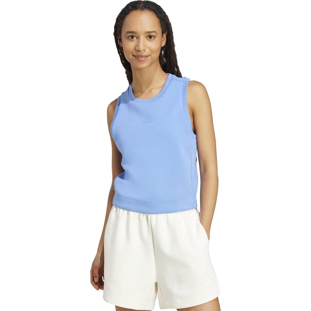 image:imageadidas Womens All Szn Soft Lux Tank TopBlue Fusion