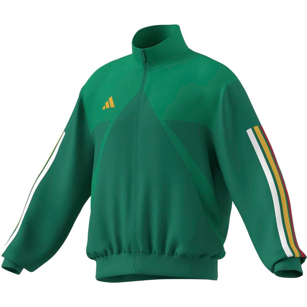 image:imageadidas mens House of Tiro Nations Pack Track TopSemi Court GreenSurf GreenBold Gold
