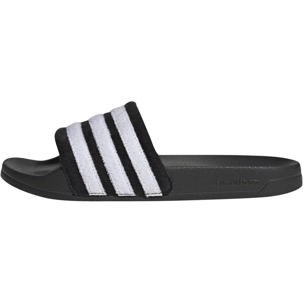 image:imageadidas unisexadult Adilette NoshowerBlackWhiteWhite