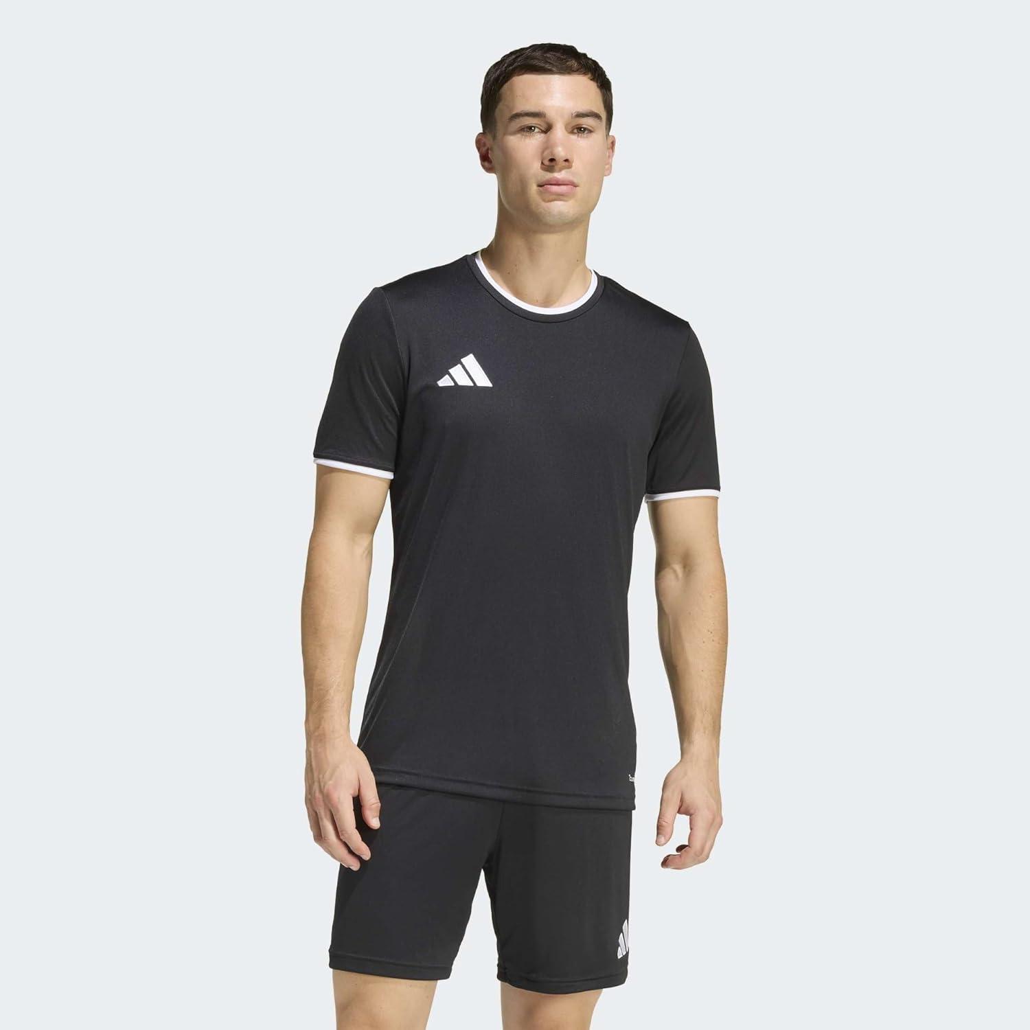 image:imageAdidas Mens Entrada26 Jersey MenBlackWhite
