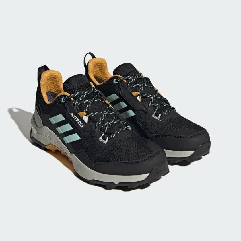 image:imageAdidas Mens Terrex Ax4 Goretex HikingSneakerCore BlackSemi Flash AquaPreloved Yellow
