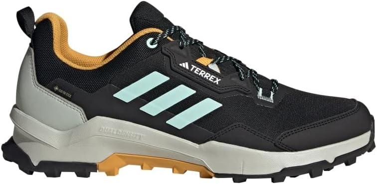 image:imageAdidas Mens Terrex Ax4 Goretex HikingSneakerCore BlackSemi Flash AquaPreloved Yellow