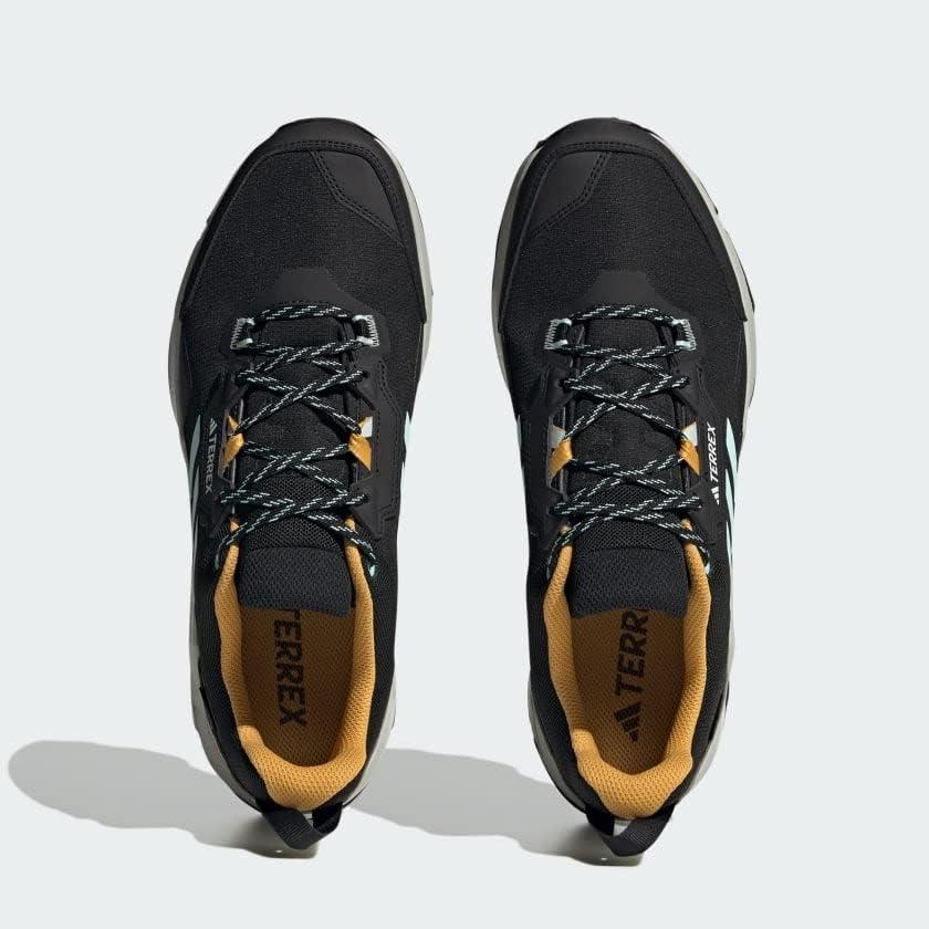 image:imageAdidas Mens Terrex Ax4 Goretex HikingSneakerCore BlackSemi Flash AquaPreloved Yellow