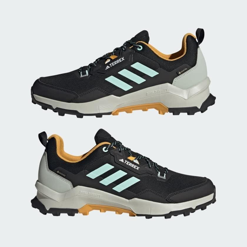 image:imageAdidas Mens Terrex Ax4 Goretex HikingSneakerCore BlackSemi Flash AquaPreloved Yellow