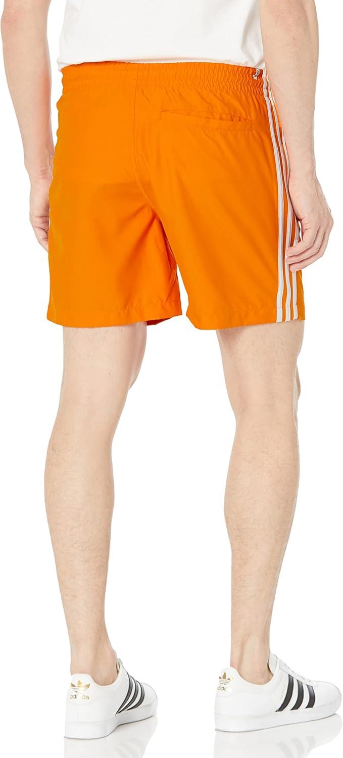 image:imageAdidas Originals Mens Adicolor Classics 3Stripes Swim ShortsBright Orange