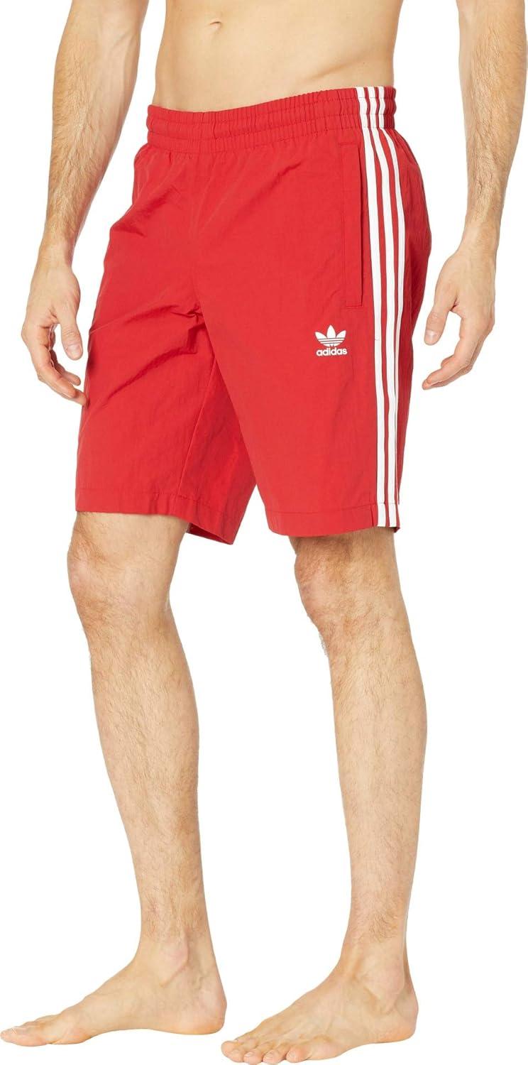 image:imageAdidas Originals Mens Adicolor Classics 3Stripes Swim ShortsPower Red