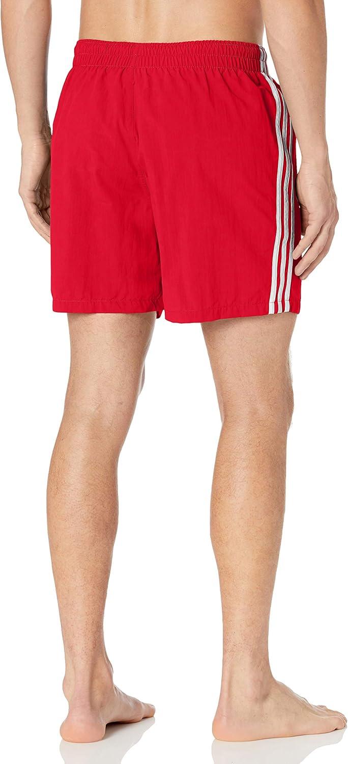 image:imageAdidas Originals Mens Adicolor Classics 3Stripes Swim ShortsScarlet