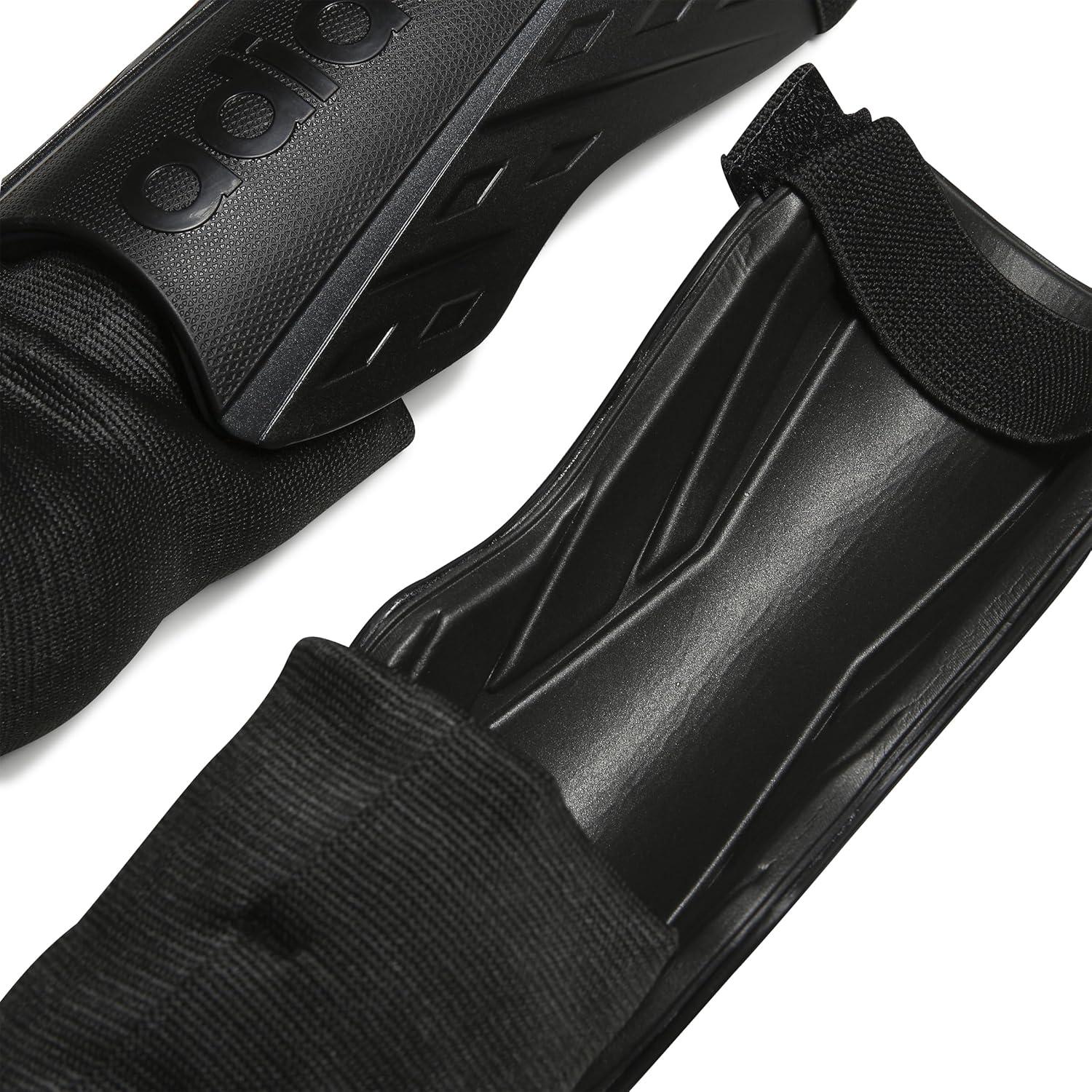 image:imageAdidas Tiro Club Soccer Shin GuardsBlackWhiteIron Metallic