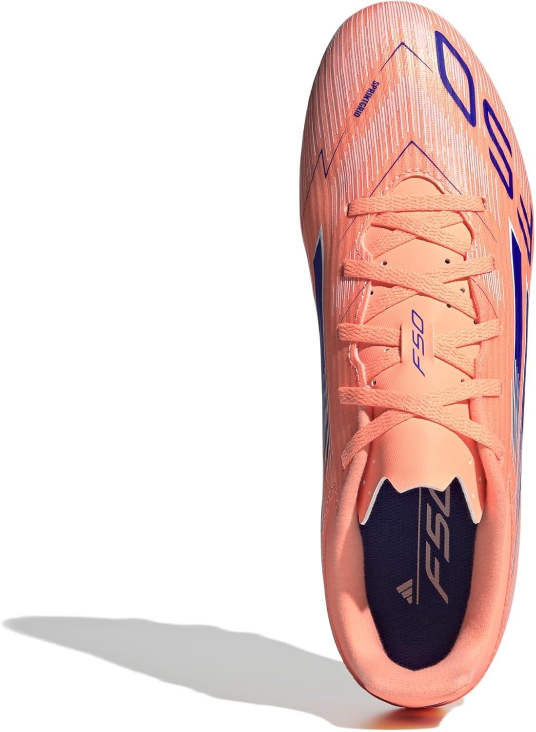 image:imageAdidas UnisexAdult F50 Club Firm GroundMulti GroundBeam OrangeLucid BlueWhite