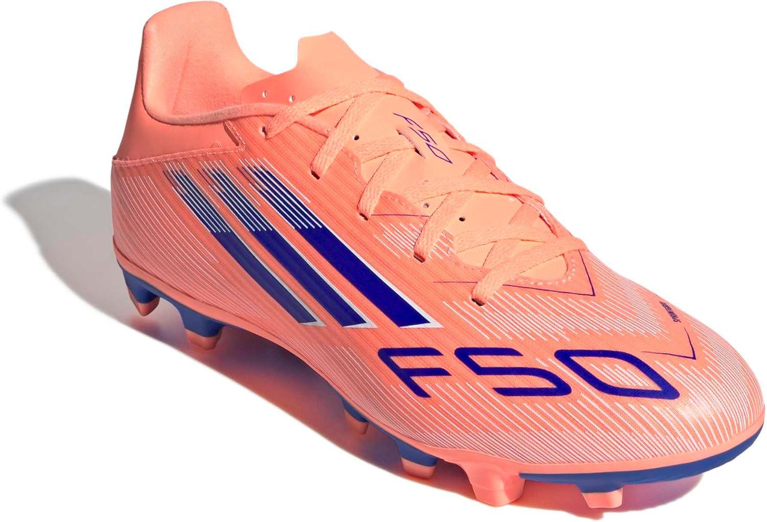 image:imageAdidas UnisexAdult F50 Club Firm GroundMulti GroundBeam OrangeLucid BlueWhite