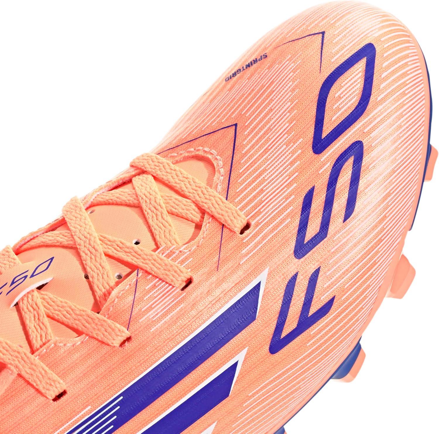 image:imageAdidas UnisexAdult F50 Club Firm GroundMulti GroundBeam OrangeLucid BlueWhite