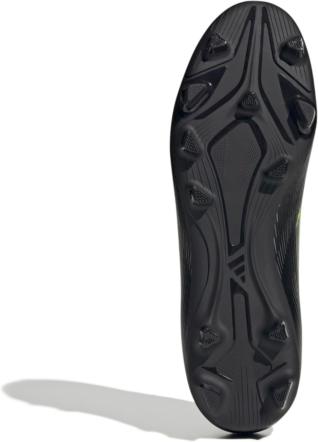 image:imageAdidas UnisexAdult F50 Club Firm GroundMulti GroundBlackIron MetallicLucid Lemon