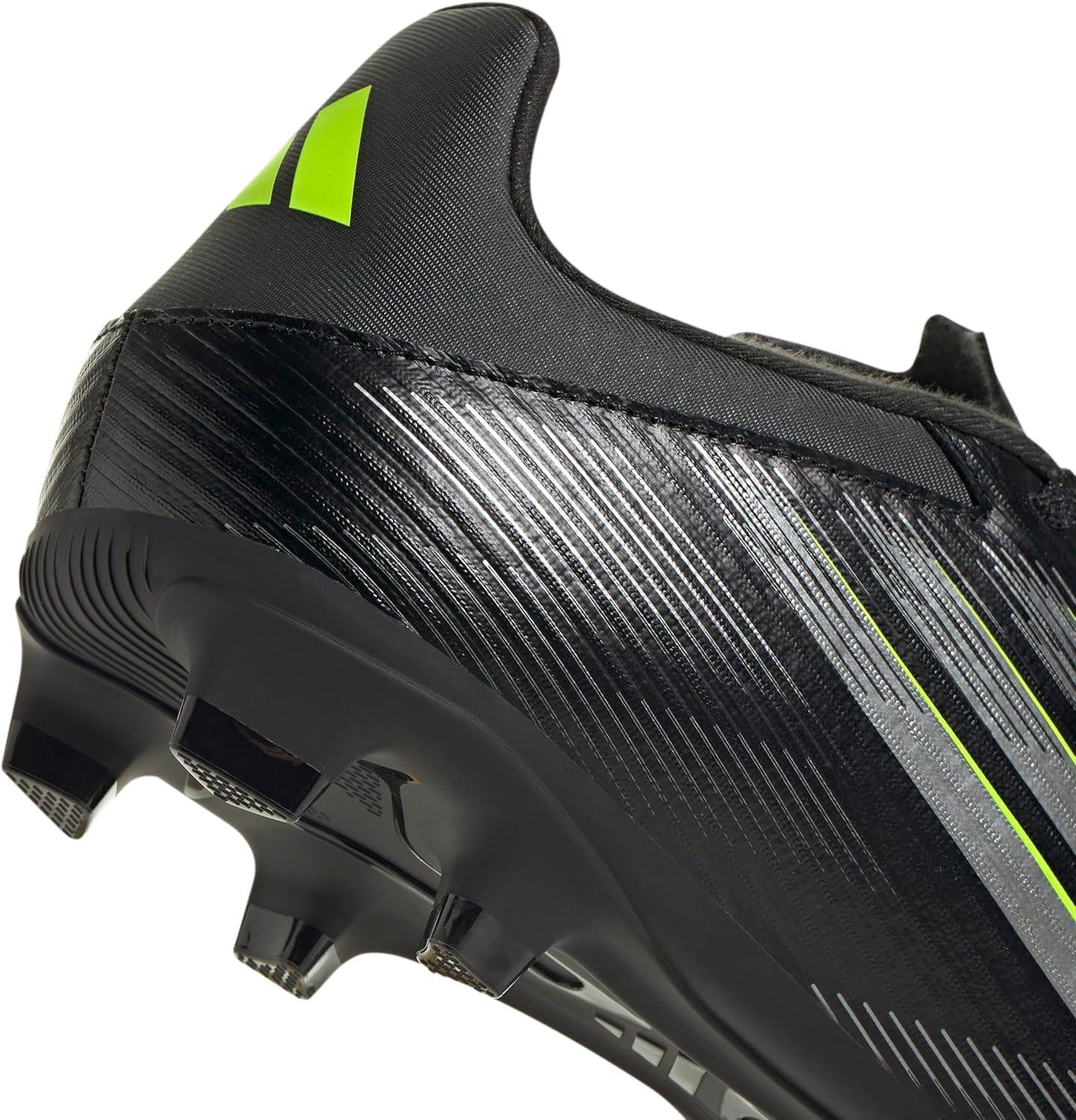 image:imageAdidas UnisexAdult F50 Club Firm GroundMulti GroundBlackIron MetallicLucid Lemon