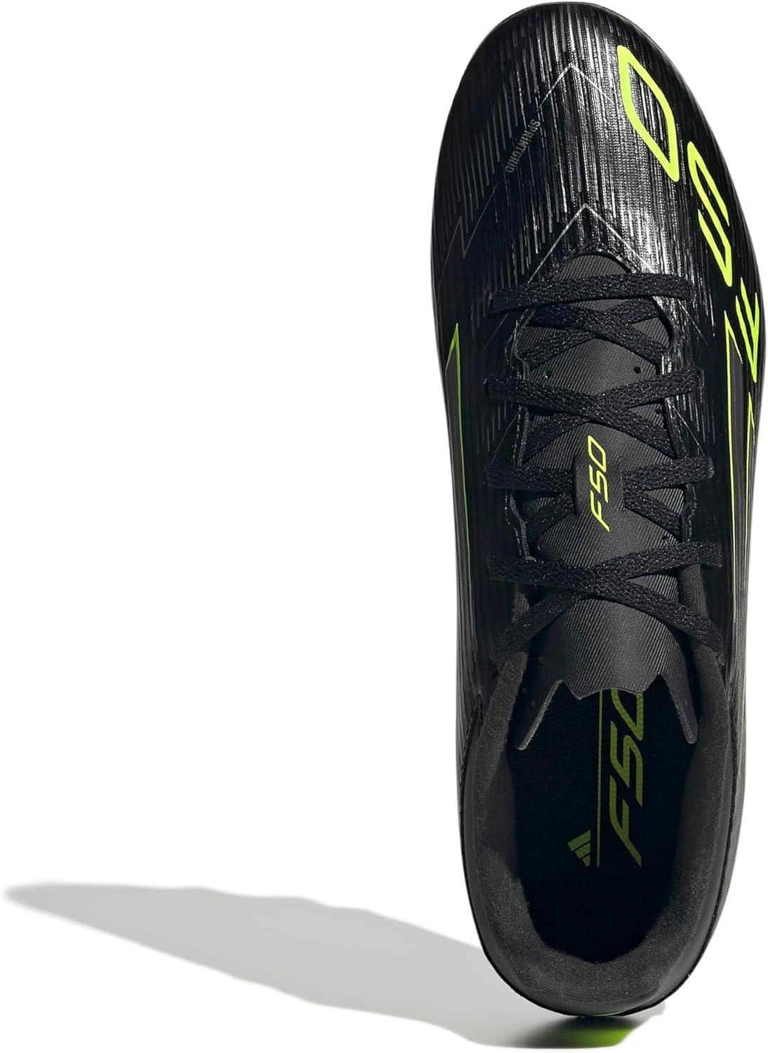 image:imageAdidas UnisexAdult F50 Club Firm GroundMulti GroundBlackIron MetallicLucid Lemon