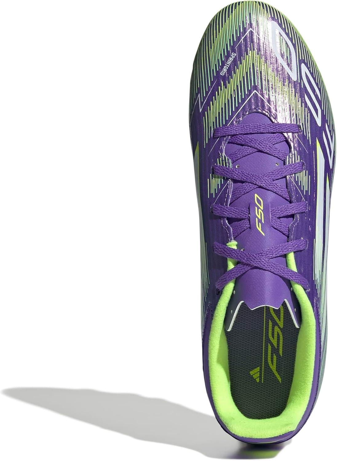 image:imageAdidas UnisexAdult F50 Club Firm GroundMulti GroundPurple RushWhiteLucid Lemon