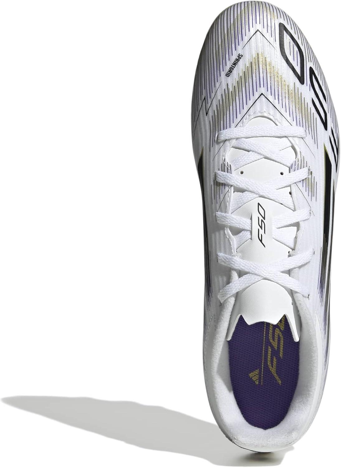image:imageAdidas UnisexAdult F50 Club Firm GroundMulti GroundWhiteBlackGold Metallic