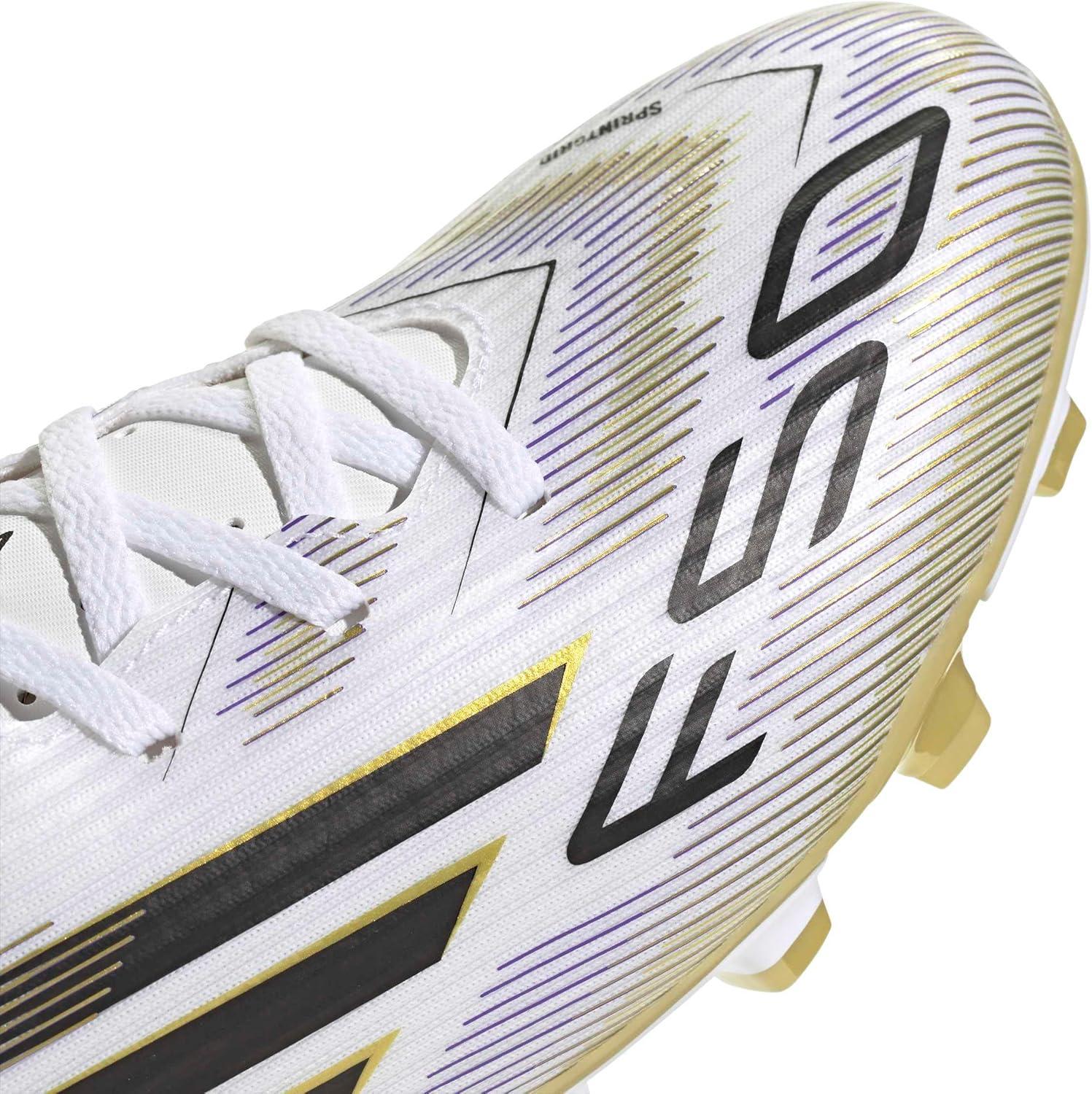 image:imageAdidas UnisexAdult F50 Club Firm GroundMulti GroundWhiteBlackGold Metallic