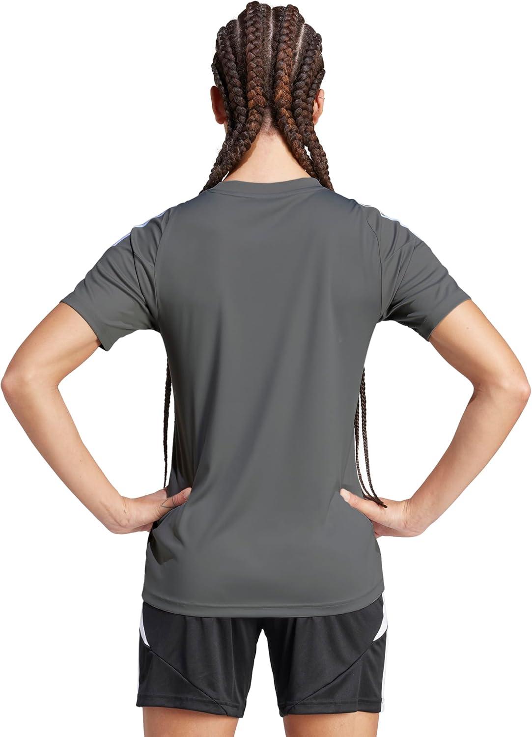 image:imageAdidas Womens Tiro 24 JerseyTeam Mid GreyWhite