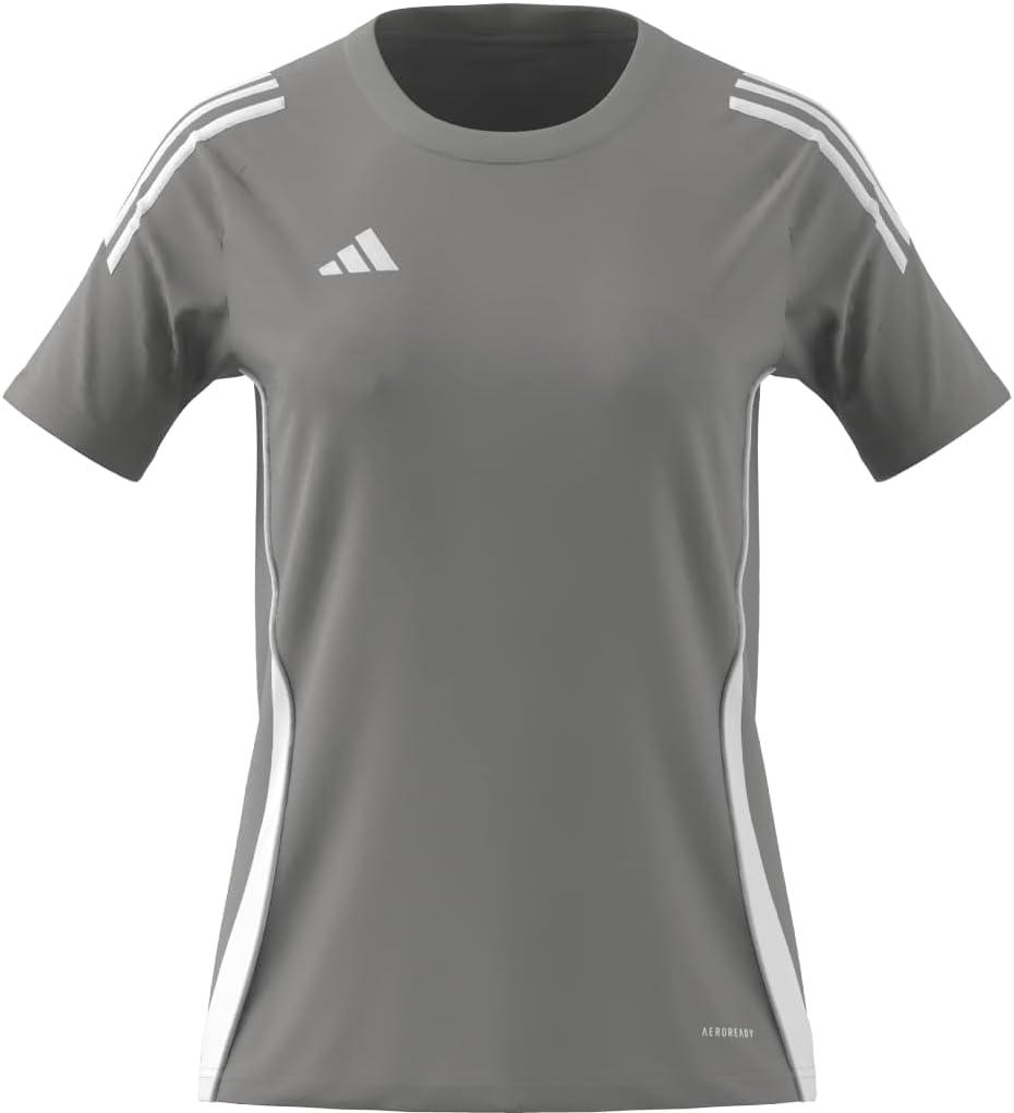 image:imageAdidas Womens Tiro 24 JerseyTeam Mid GreyWhite